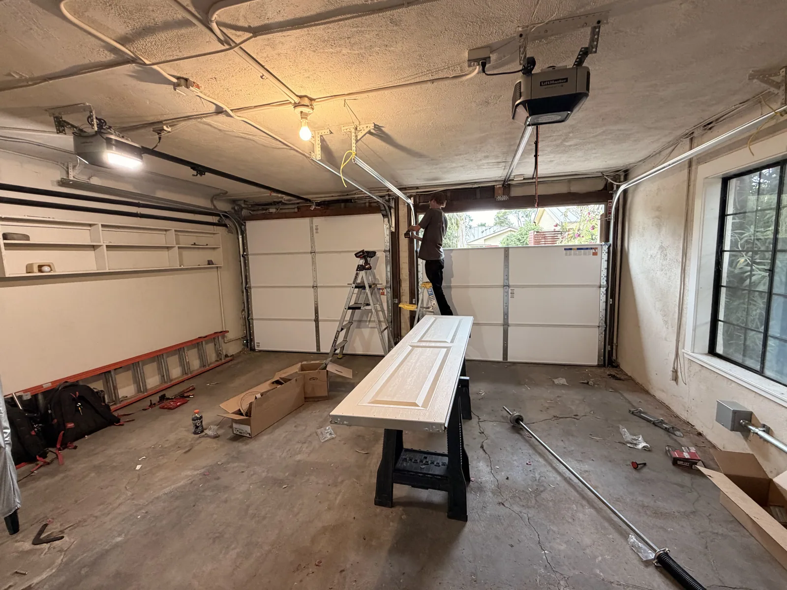 Completed garage door work in Tucson, AZ