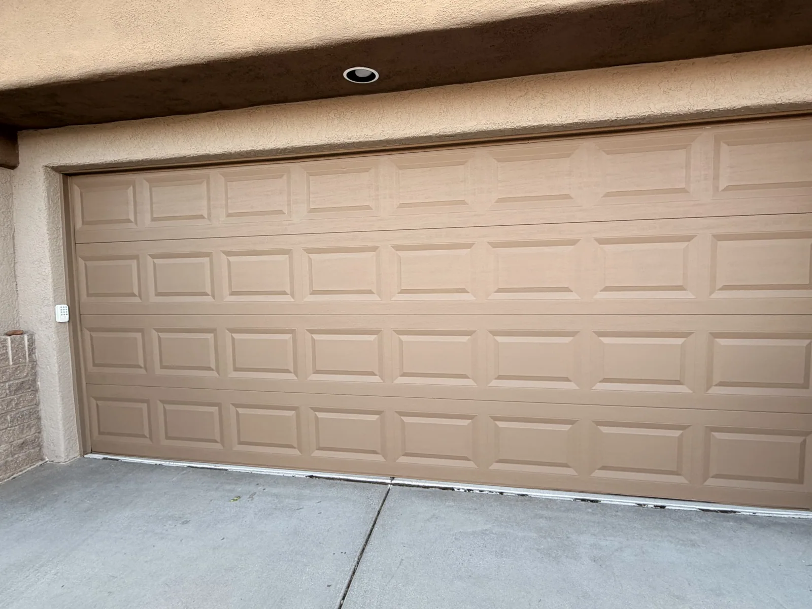 Completed garage door work in Tucson, AZ